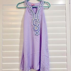 Lilly Pulitzer Light Lilac Verbena Valli Soft Shift Dress XS